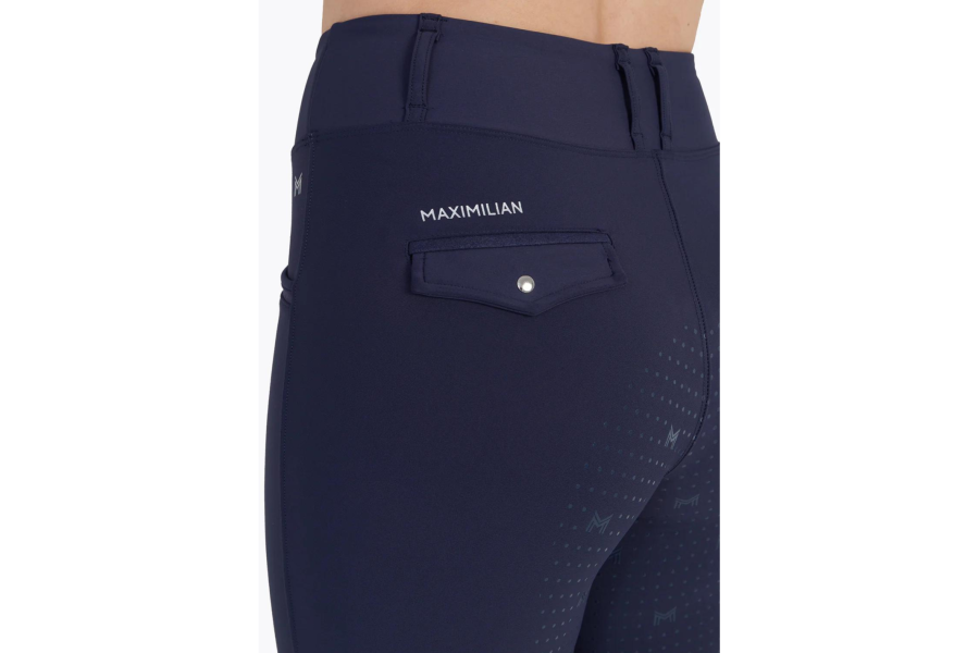 Mallas Maximilian Pro Riding Full Grip Azul Marino |Cavall i Genet a
