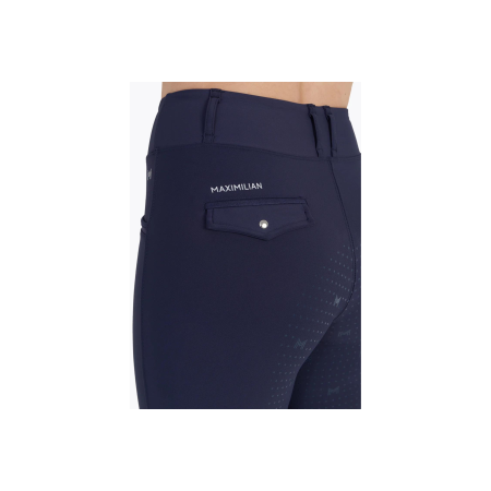 Mallas Maximilian Pro Riding Full Grip Azul Marino |Cavall i Genet a