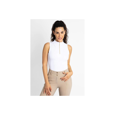 Base Layer Maximilian Sin Mangas Blanco | Equestrian. Calvet Animals i