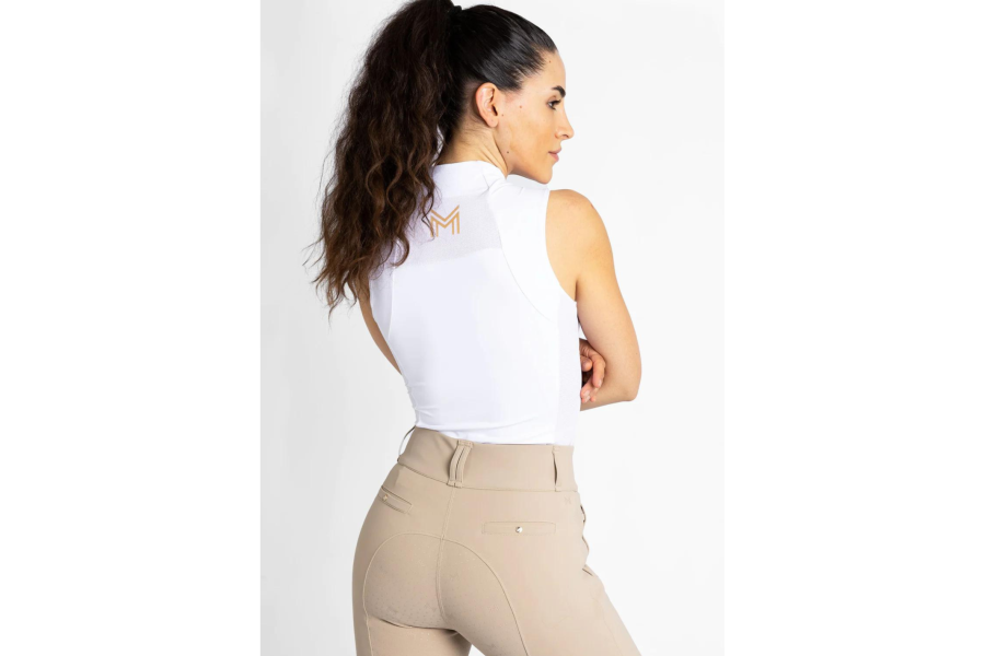 Base Layer Maximilian Sin Mangas Blanco | Equestrian. Calvet Animals i