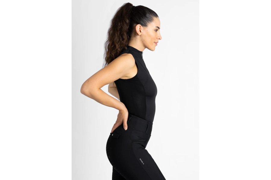 Base Layer Maximilian Sin Mangas Negro |Cavall i Genet a Equestrian