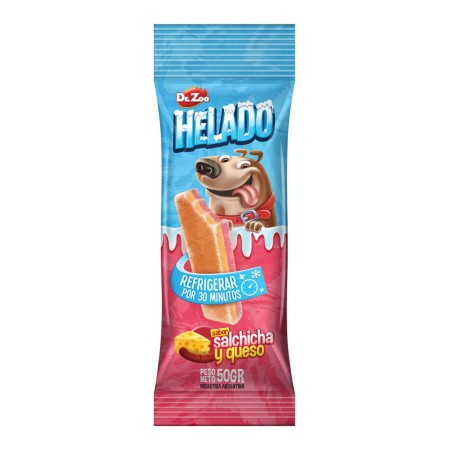 Helado Perro Salchicha y Queso 50 Gr. para perros | Calvet Animales y Plantas