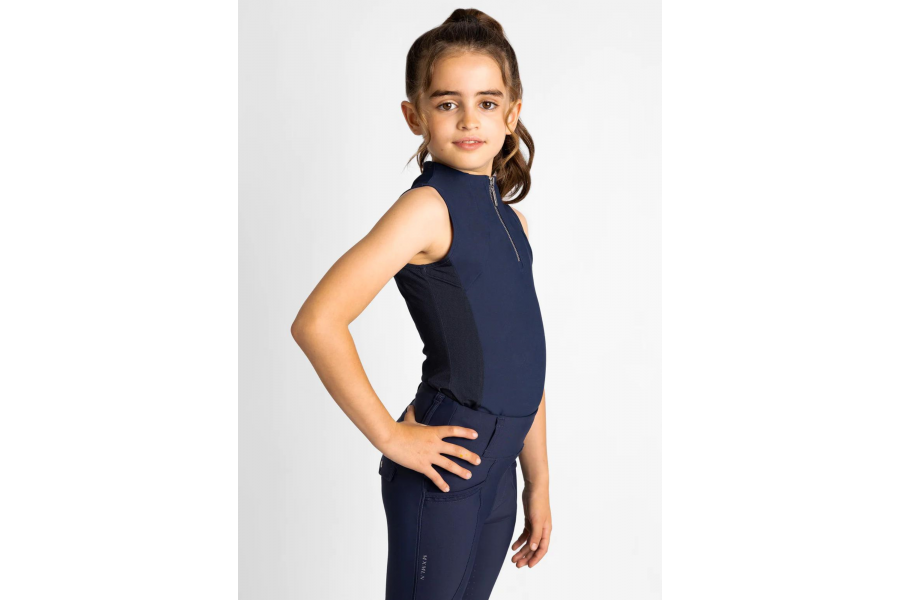Base Layer YR Maximilian Sin Mangas Azul Marino | Equestrian. Calvet