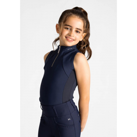 Base Layer YR Maximilian Sin Mangas Azul Marino | Equestrian. Calvet