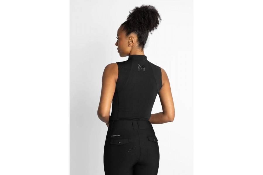 Airflow Base Layer Maximilian Sense Mànigues Negre |Cavall i Genet a