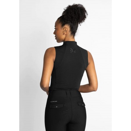 Airflow Base Layer Maximilian Sin Mangas Negro | Equestrian. Calvet