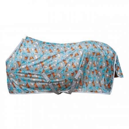 Manta Cavall Estiu Antimosques HKM Papallones Gris |Cavall i Genet a