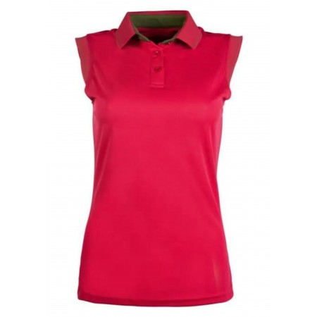 Polo Dona Sense Mànigues Classico Rosa Nabiu |Cavall i Genet a Equestrian