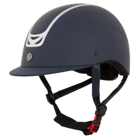 Casco BR Volta Azul Marino/Plata |Cavall i Genet a Equestrian, Calvet