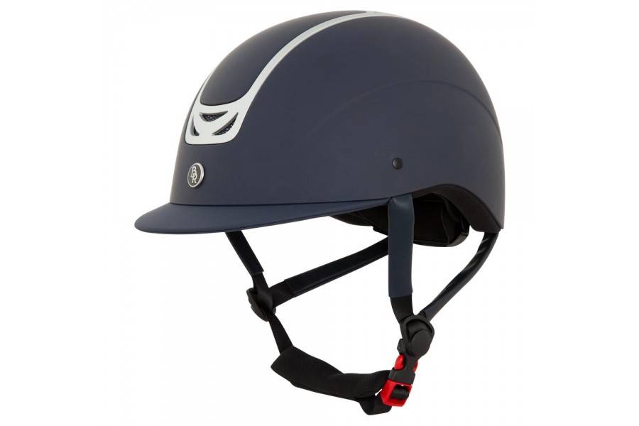 Casco BR Volta Azul Marino/Plata |Cavall i Genet a Equestrian, Calvet