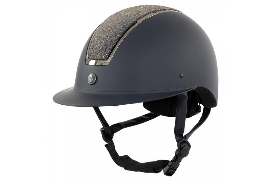 Casco BR Omega Glamourous Azul Marino |Cavall i Genet a Equestrian, Calvet