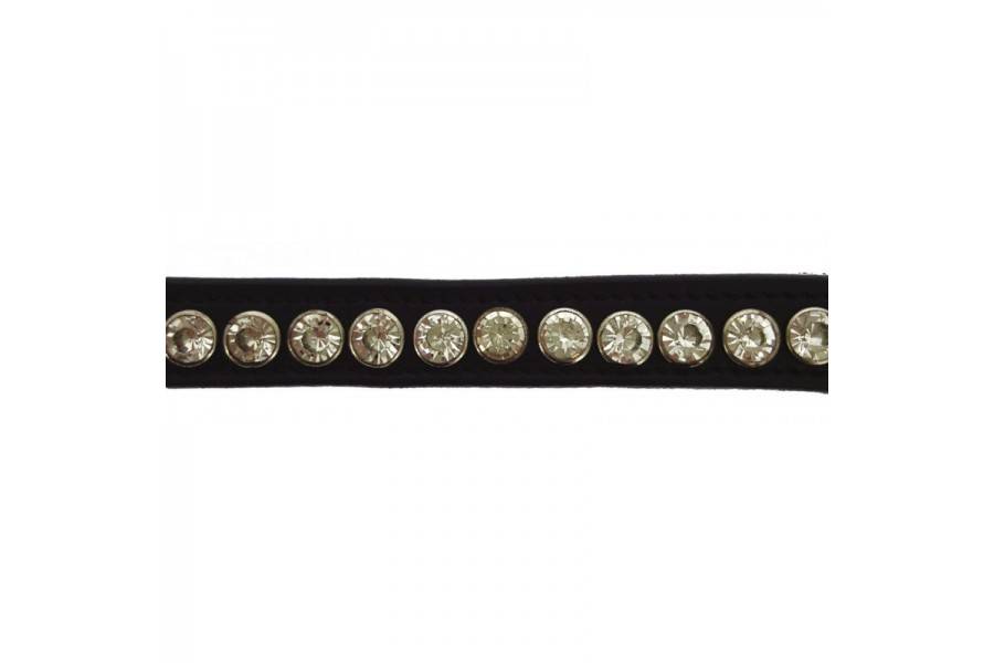 Frontalera Norton Pro Strass Negre |Cavall i Genet a Equestrian, Calvet