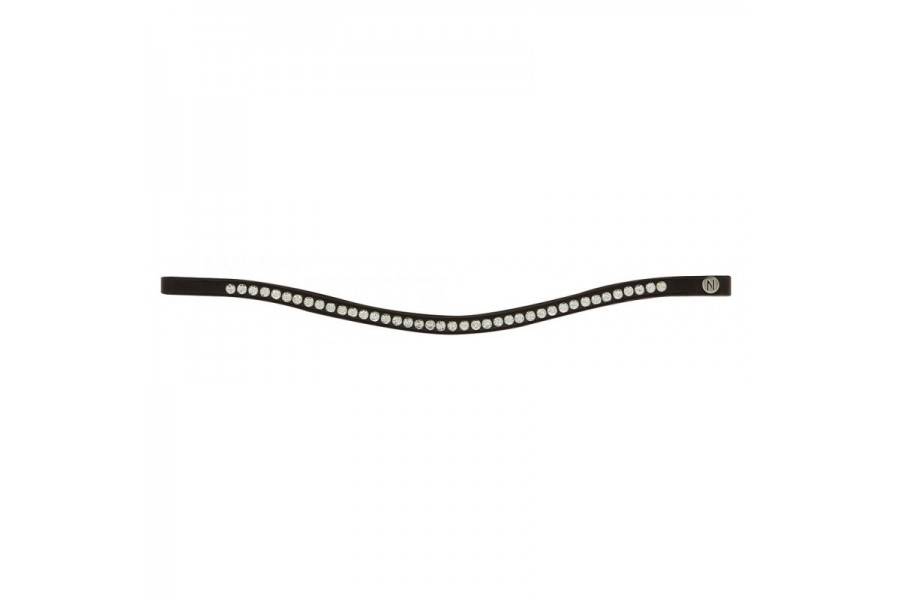 Frontalera Norton Pro Strass Negre |Cavall i Genet a Equestrian, Calvet