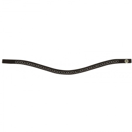 Frontalera Norton Pro Strass Full Negra/Negra |Cavall i Genet a