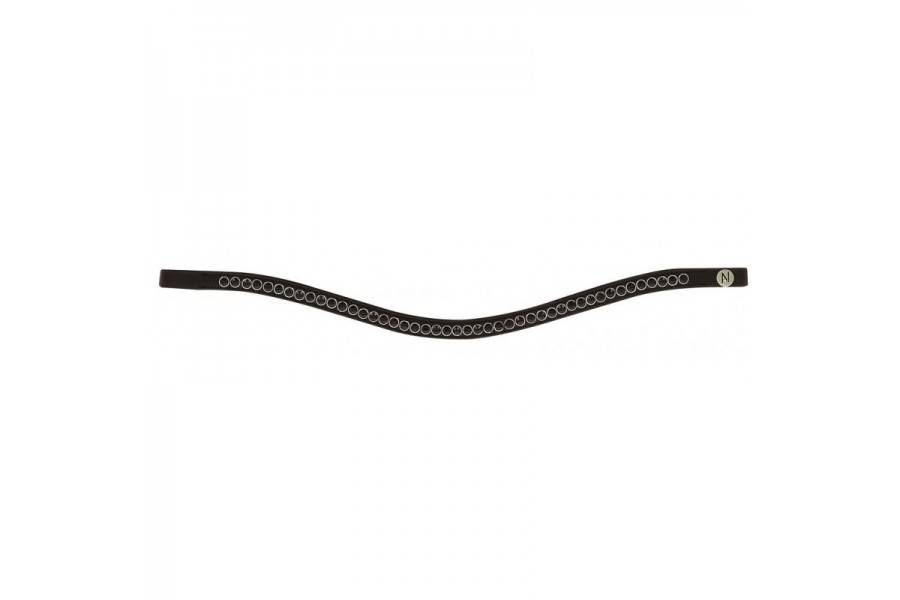 Frontalera Norton Pro Strass Full Negra/Negra | Equestrian. Calvet Animals