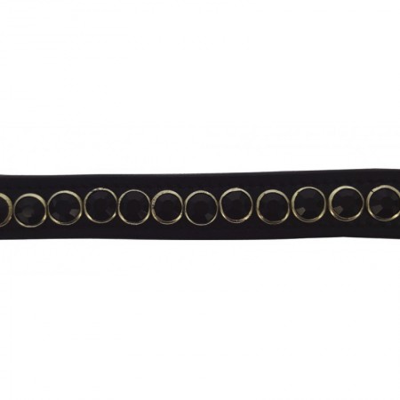 Frontalera Norton Pro Strass Full Negra/Negra |Cavall i Genet a 2