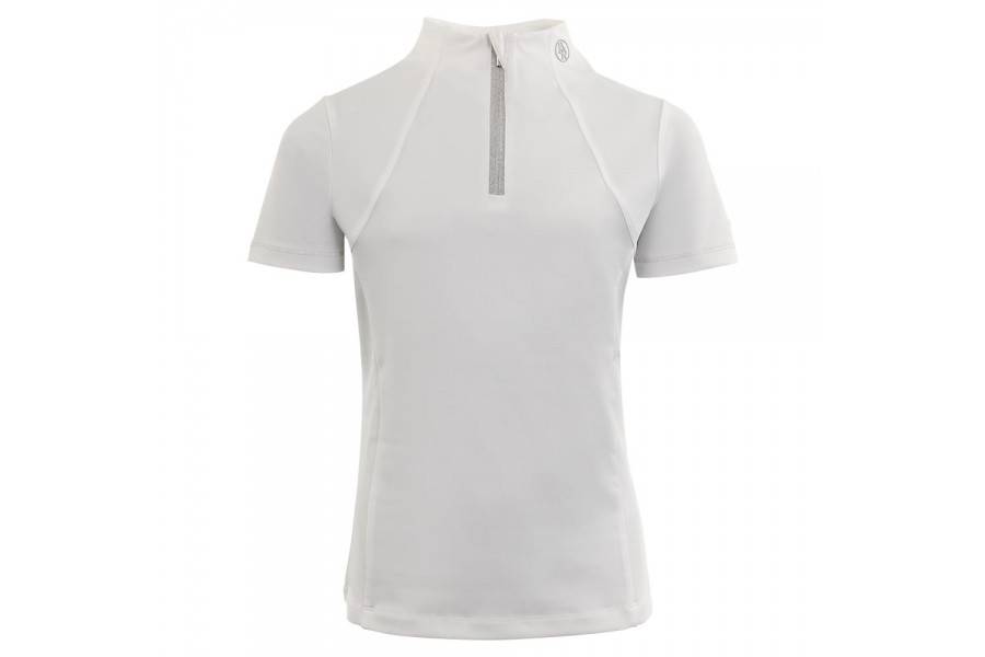 Polo Competició Nena Màniga Curta BR Monterrey Blanc |Cavall i Genet a