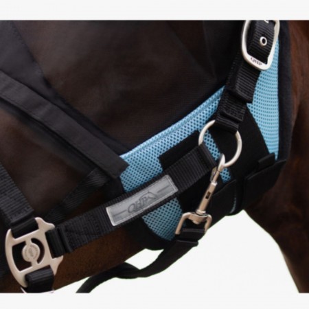 Máscara Con Orejas QHP Extensible Azul | Equestrian. Calvet Animals i