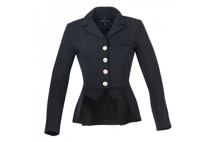 Mini Frac Dona Equitheme Negre |Cavall i Genet a Equestrian, Calvet Animal