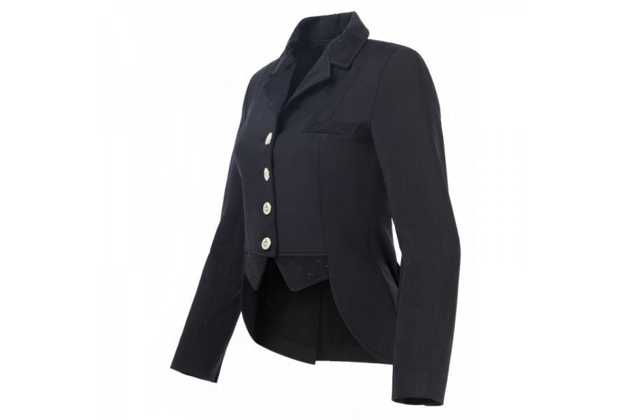 Mini Frac Dona Equitheme Negre |Cavall i Genet a Equestrian, Calvet Animal