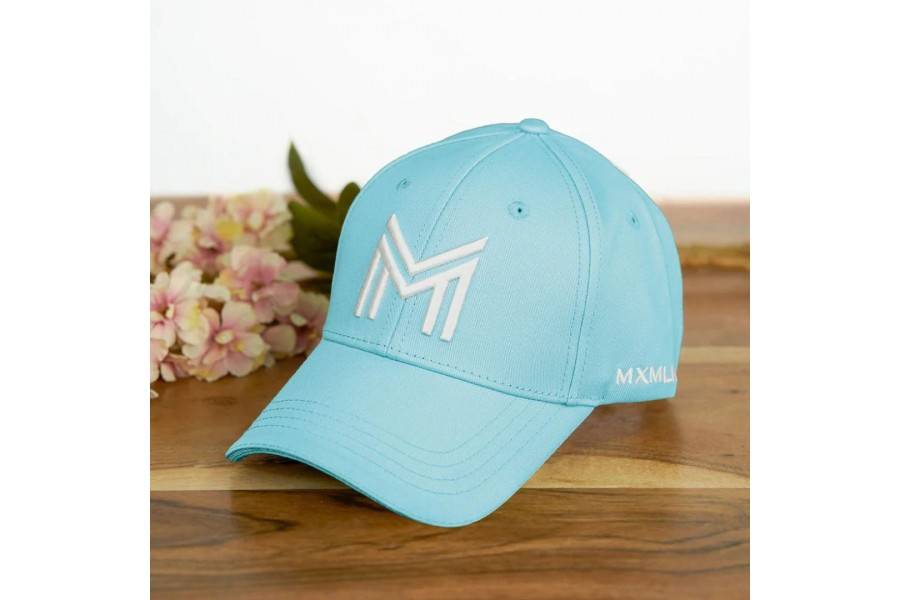 Gorra Maximilian Blau Cel/Blanc |Cavall i Genet a Equestrian, Calvet