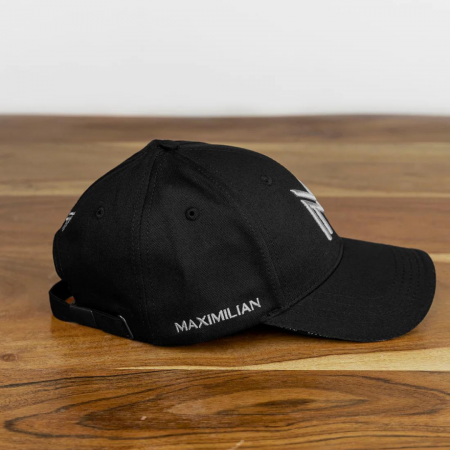 Gorra Maximilian Negra/Plata | Equestrian. Calvet Animals i Plantes.