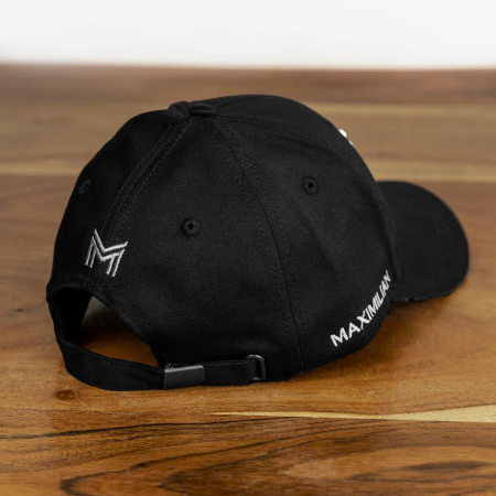 Gorra Maximilian Negra/Plata | Equestrian. Calvet Animals i Plantes.