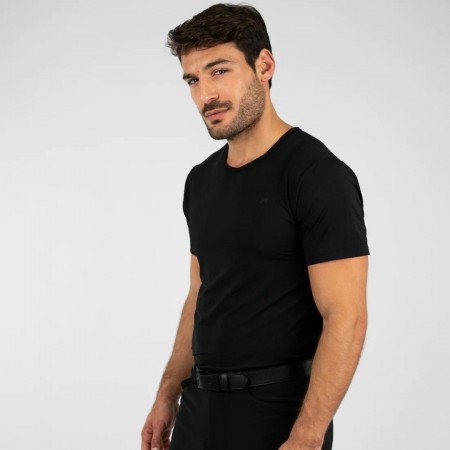 Airtech T-shirt Maximilian Negra | Equestrian. Calvet Animals i Plantes. 2