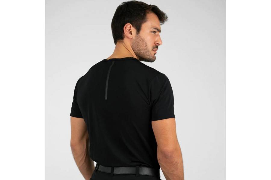 Airtech T-shirt Maximilian Negra |Cavall i Genet a Equestrian, Calvet