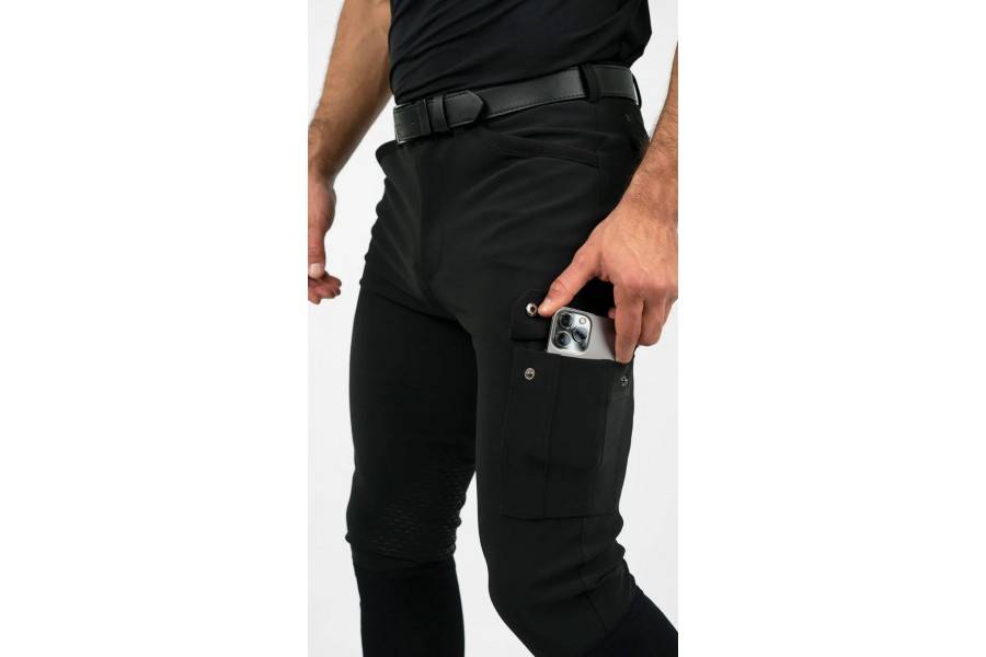 Pantalons Home Maximilian Advance Full Grip Negre |Cavall i Genet a