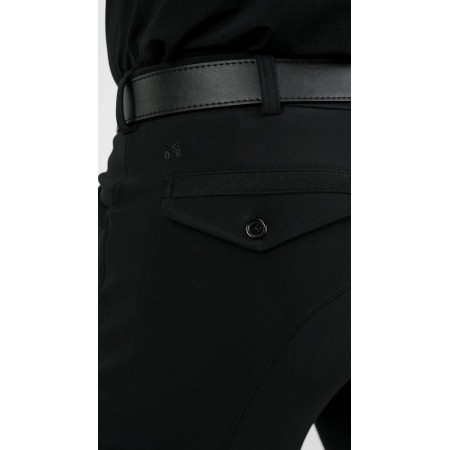 Pantalones Hombre Maximilian Advance Full Grip Negro | Equestrian. Calvet