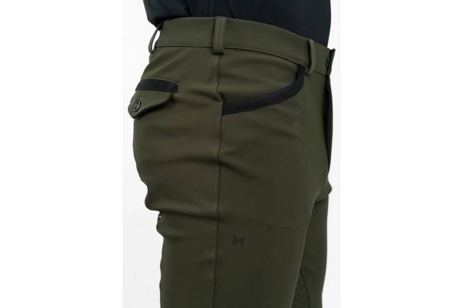 Pantalones Hombre Maximilian Advance Full Grip Khaki | Equestrian. Calvet