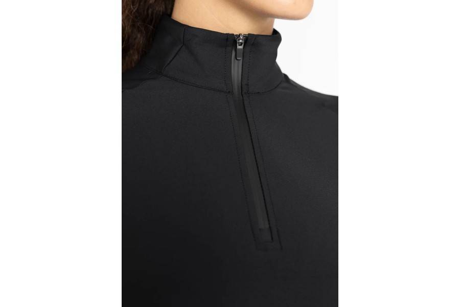 Base Layer Maximilian Reflection Màniga Llarga Negra |Cavall i Genet a