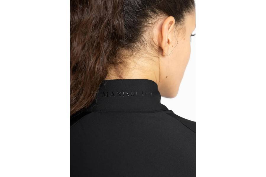 Base Layer Maximilian Reflection Màniga Llarga Negra |Cavall i Genet a