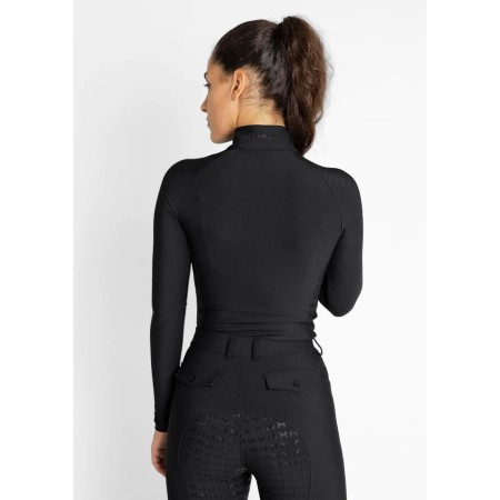 Base Layer Maximilian Reflection Manga Larga Negra | Equestrian. Calvet