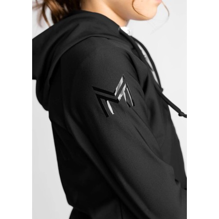 Sudadera Maximilian YR Reflectio Zip Negra | Equestrian. Calvet Animals i