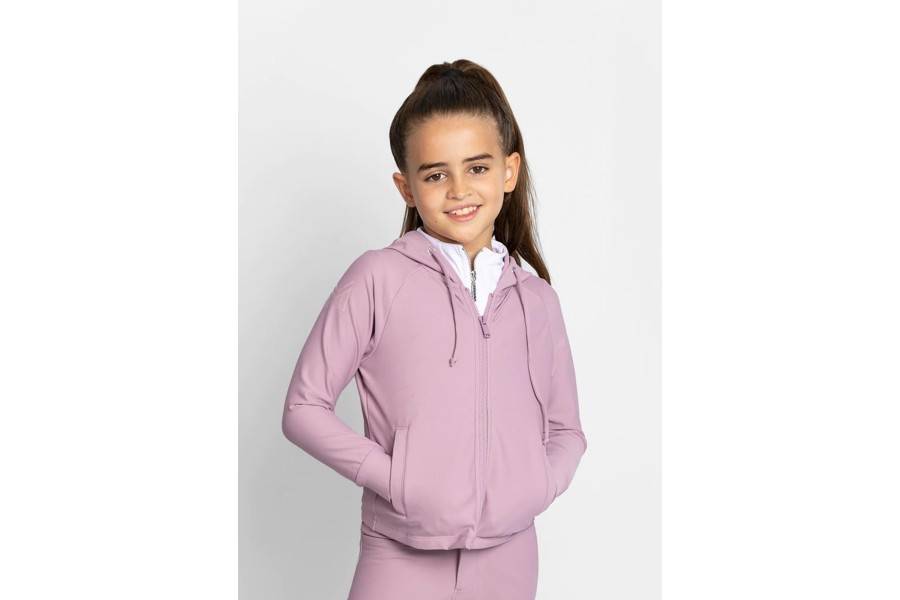 Dessuadora Maximilian YR Reflection Zip Mauve |Cavall i Genet a