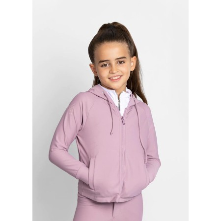 Sudadera Maximilian YR Reflection Zip Mauve | Equestrian. Calvet Animals i