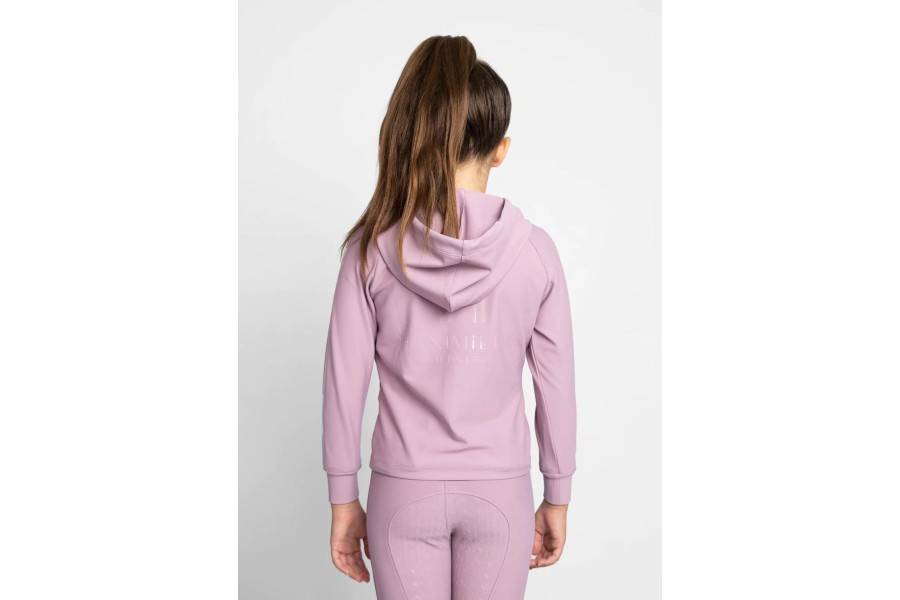 Dessuadora Maximilian YR Reflection Zip Mauve |Cavall i Genet a