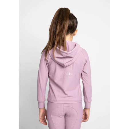 Dessuadora Maximilian YR Reflection Zip Mauve |Cavall i Genet a