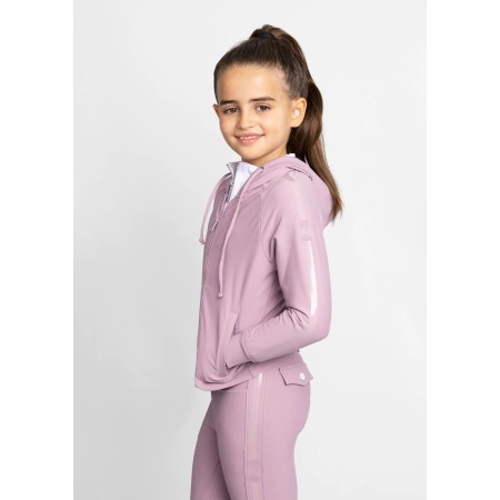 Dessuadora Maximilian YR Reflection Zip Mauve |Cavall i Genet a