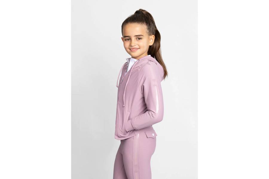 Dessuadora Maximilian YR Reflection Zip Mauve |Cavall i Genet a
