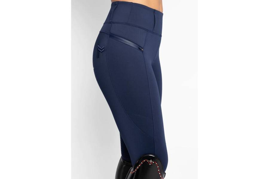 Mallas Maximilian Studio Riding Full Grip Navy | Equestrian. Calvet