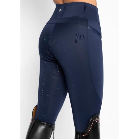 Mallas Maximilian Studio Riding Full Grip Navy | Equestrian. Calvet
