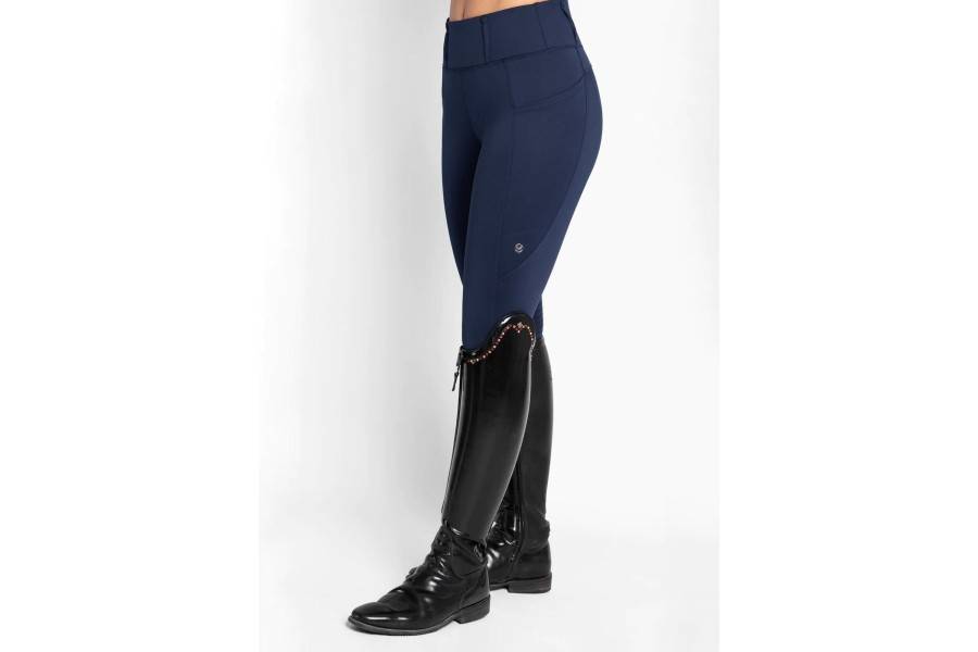 Mallas Maximilian Studio Riding Full Grip Navy | Equestrian. Calvet