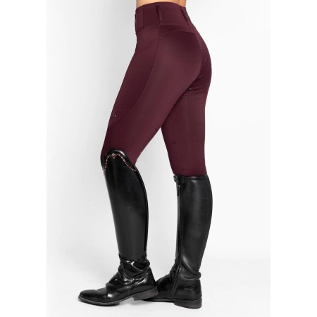 Malles Maximilian Studio Riding Full Grip Burgundy |Cavall i Genet a