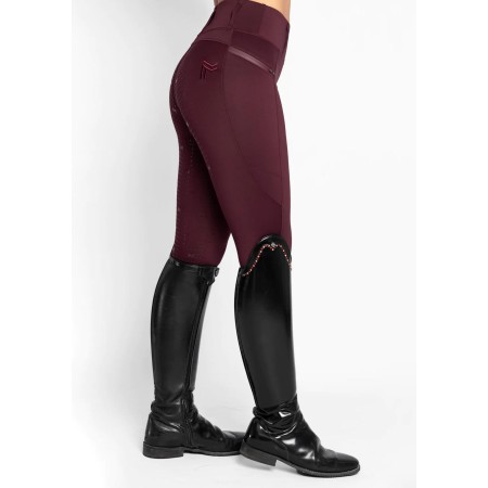 Malles Maximilian Studio Riding Full Grip Burgundy |Cavall i Genet a