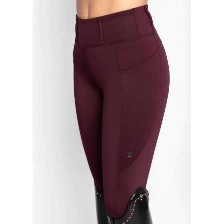 Malles Maximilian Studio Riding Full Grip Burgundy |Cavall i Genet a