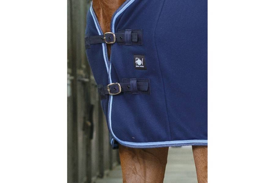 Manta Caballo Polar Riding World Azul Marino | Equestrian. Calvet Animals