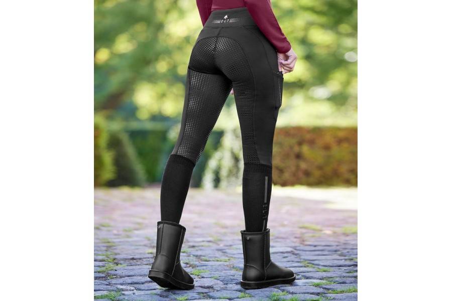Pantalons Dona Elt Milla Thermal Culera Silicona Negra |Cavall i Genet a